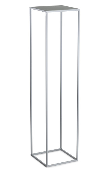 Szary kwietnik metalowy stojak na kwiaty rośliny 100 cm, 2065607