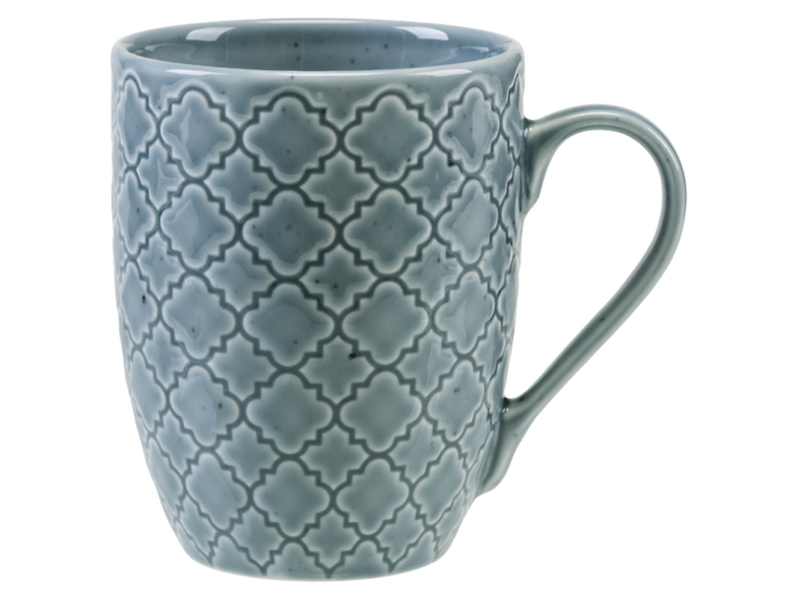 kubek ceramiczny Marrakesz 350 ml niebieski, 207149