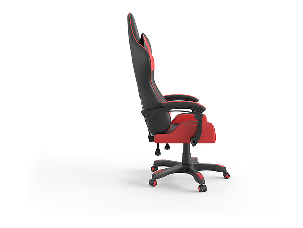 fotel gamingowy czerwono-czarny Modena, Kolor wybarwienia czerwony/czarny, 208354