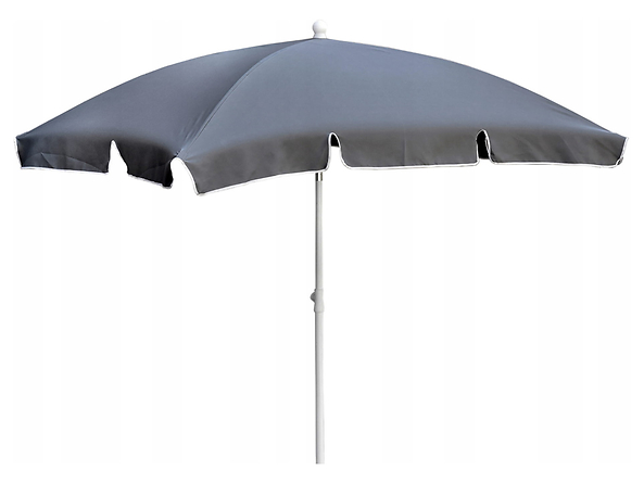 parasol balkonowy uchylny z przegubem 130x200 szary, 209123