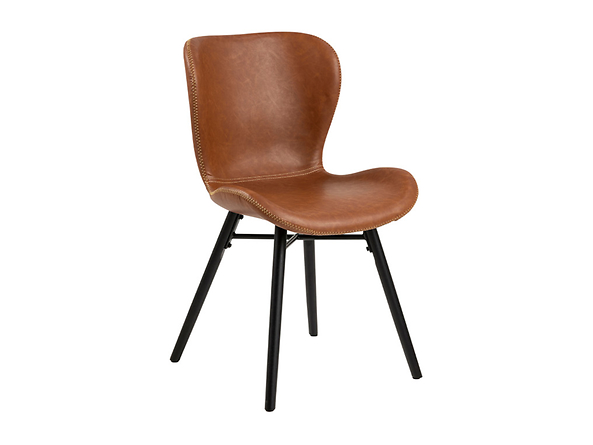 krzesło brązowy Bago, Kolor wybarwienia brązowy/czarny, 209393
