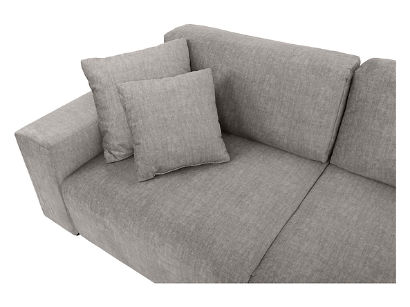 sofa  Vouge, Tkanina Vogue 14 Grey, 214172