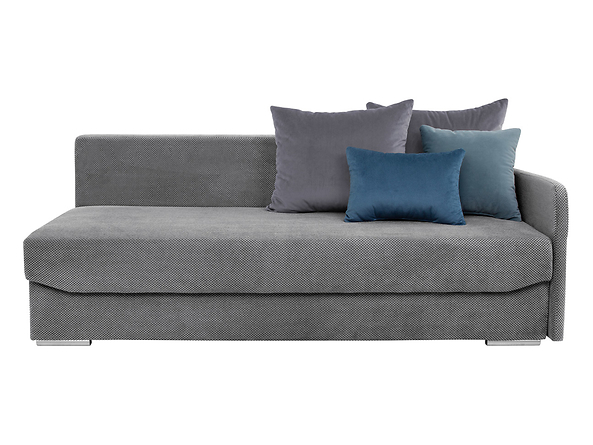 sofa Wow, Tkanina Solo 262 Blue/ Kronos 5 Blue/ Solo 266 Grey/ Dot 95 Grey, 215145