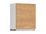 szafka górna z okapem Sole, Kolor korpusów biały alpejski, Kolor frontów dąb arlington, 215777