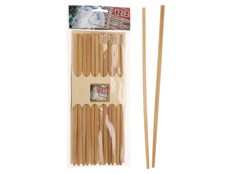 pałeczki bambusowe 12 szt. mix kolorów, 217003