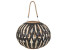 Produkt: Lampion bambusowy 37 cm naturalny z czarnym BESAH