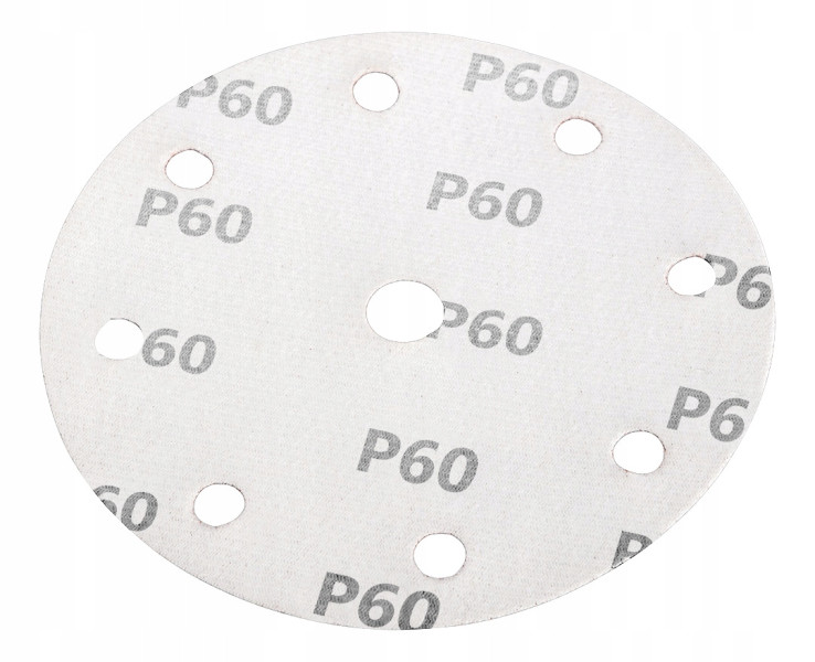 Krążki ścierne papier ścierny na rzep 150mm, P60, 5szt. NEO, 2193497
