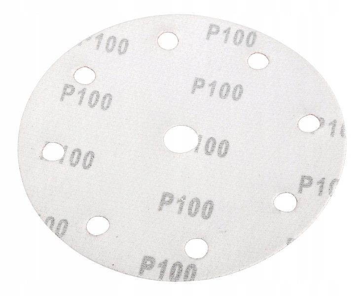 Krążki ścierne papier ścierny na rzep 150mm, P100, 5szt NEO, 2193506