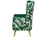Fotel uszak welurowy zielony ONEIDA, 220035