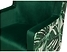 Fotel uszak welurowy zielony ONEIDA, 220039