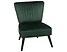 Fotel welurowy zielony VAASA, 220334