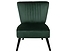 Fotel welurowy zielony VAASA, 220336
