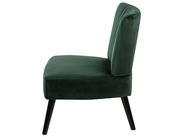 Fotel welurowy zielony VAASA, 220337