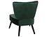 Fotel welurowy zielony VAASA, 220338