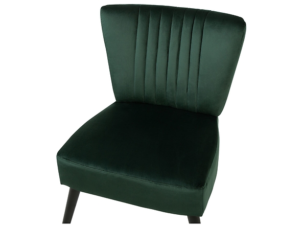Fotel welurowy zielony VAASA, 220339