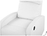 Fotel rozkładany ekoskóra LED z ładowarką biały VIRRAT, 220433