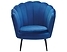 Fotel welurowy ciemnoniebieski LOVIKKA, 220506