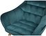 Fotel welurowy niebieski KARIS, 220627