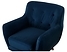 Fotel welurowy niebieski BODO, 220904
