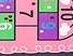 Dywan dziecięcy gra w klasy 80 x 150 cm różowy HONAZ, 222427
