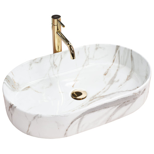 Umywalka nablatowa Rea Nadia Shiny Aiax 88638 – sklep BRW