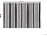 Dywan zewnętrzny 120 x 180 cm czarny z jasnoszarym DELHI, 223683