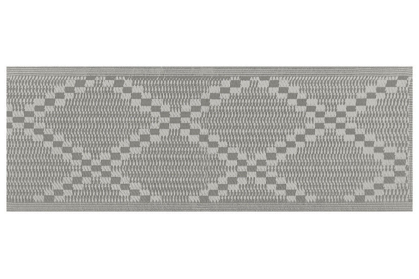 Dywan zewnętrzny 60 x 105 cm szary JALNA, 223715
