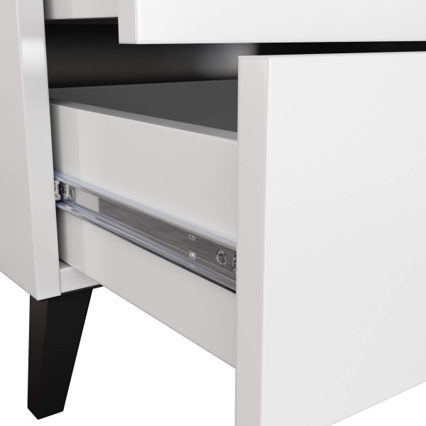 Komoda MOBI AKORD Biała 37x60x73 cm, 2243484