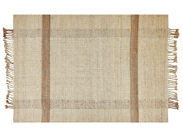 Dywan z juty 140 x 200 cm beżowy YELMEZ, 224376
