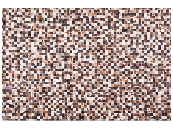 Dywan patchwork skórzany 160 x 230 cm wielokolorowy KONYA, 224960