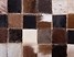 Dywan patchwork skórzany 160 x 230 cm wielokolorowy KONYA, 224961