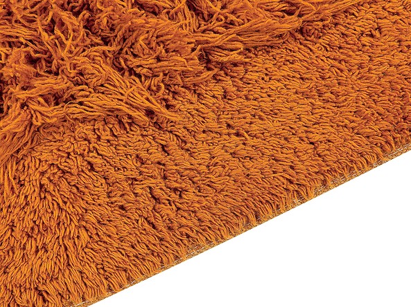 Dywan shaggy bawełniany 140 x 200 cm pomarańczowy BITLIS, 225068
