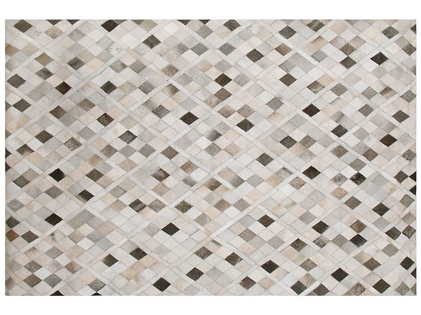 Dywan patchwork skórzany 140 x 200 cm wielokolorowy HIRKA, 225250