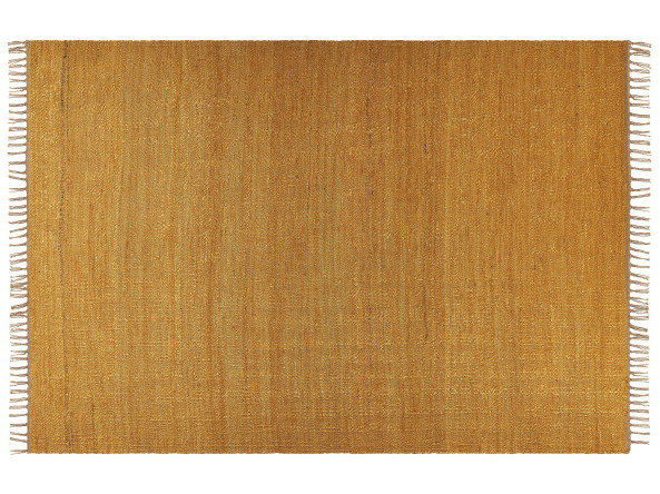 Dywan z juty 160 x 230 cm musztardowy LUNIA, 225305