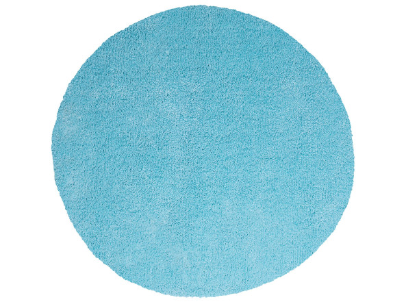Dywan shaggy okrągły ⌀ 140 cm niebieski DEMRE, 225410