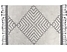 Dywan bawełniany 140 x 200 cm biało-czarny ERAY, 225667