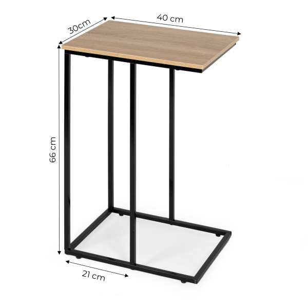 Mobilny stolik pomocniczy boczny pod laptopa metalowy stelaż, 2263023