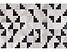 Dywan patchwork skórzany 140 x 200 cm czarno-szary EFIRLI, 227035