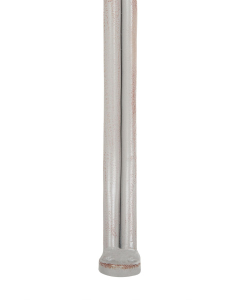 Zestaw 2 krzeseł balkon metal szary, 2278728