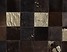 Dywan patchwork skórzany 200 x 300 cm brązowy BANDIRMA, 228549