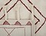 Dywan bawełniany 160 x 230 cm biało-czerwony KENITRA, 229084