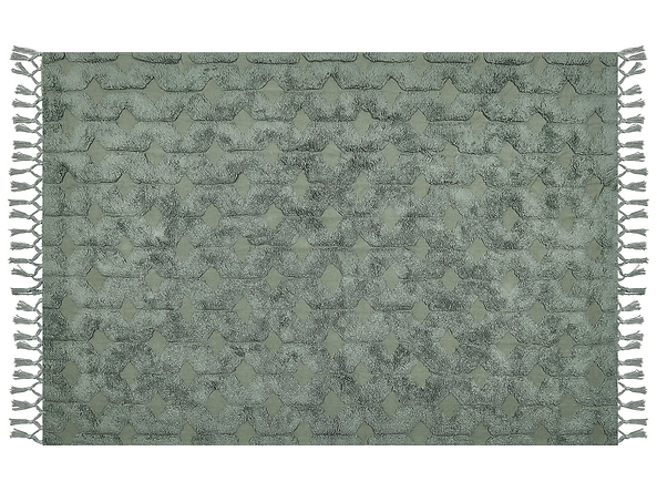 Dywan bawełniany 160 x 230 cm zielony KARS, 229179