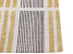Dywan bawełniany 80 x 150 cm żółty z czarnym KATRA, 229732
