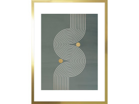 Obraz w ramie Abstract Zen Pattern 53x73 cm