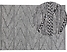 Dywan bawełniany 140 x 200 cm czarno-biały TERMAL, 231430