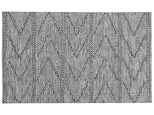 Dywan bawełniany 140 x 200 cm czarno-biały TERMAL, 231433