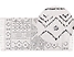 Dywan wełniany 80 x 150 cm biało-czarny ALKENT, 231501