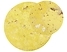 Dywan patchwork okrągły skórzany ⌀ 140 cm żółty ZEYTIN, 232049