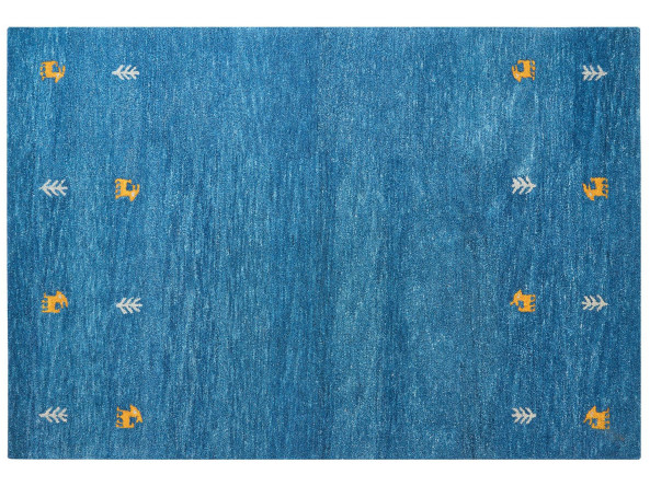 Dywan wełniany 160 x 230 cm niebieski CALTI, 232132