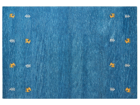 Dywan wełniany 160 x 230 cm niebieski CALTI, 232132